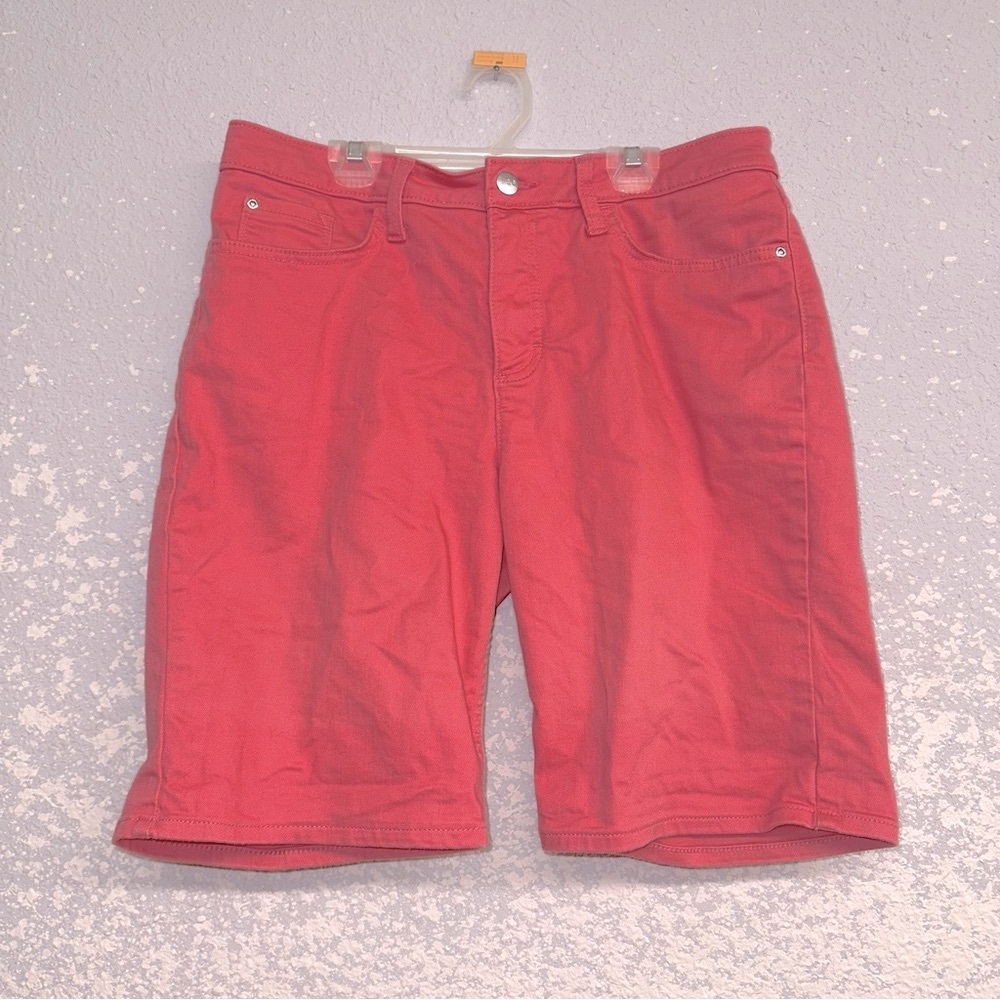 Women’s pink Lee denim jean shorts sz 14 M